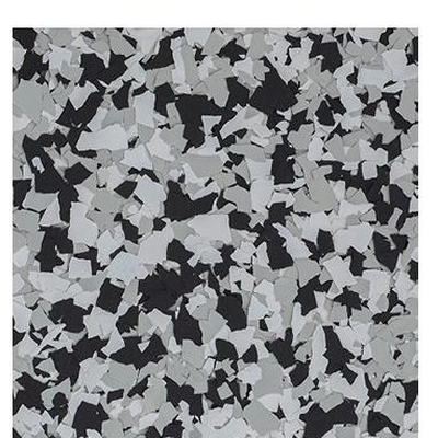 Domino flake color sample - black, gray and white