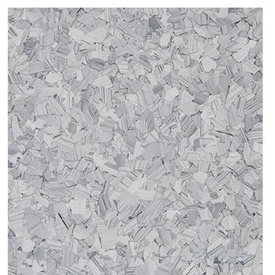 Glacier flake color sample - white and light gray