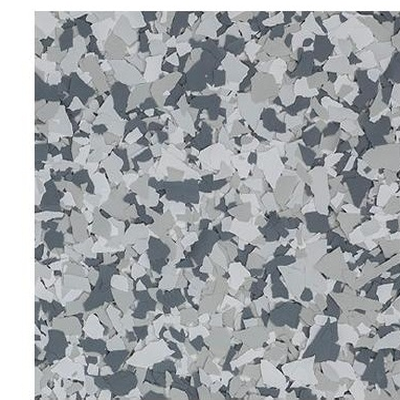 Gravel flake color sample - gray and white