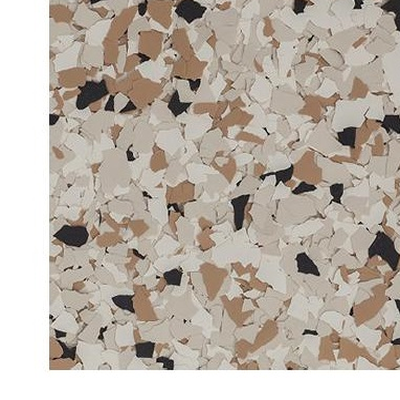 Shoreline flake color sample - tan and gray