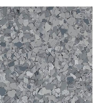 Stonewash flake color sample - light gray and white